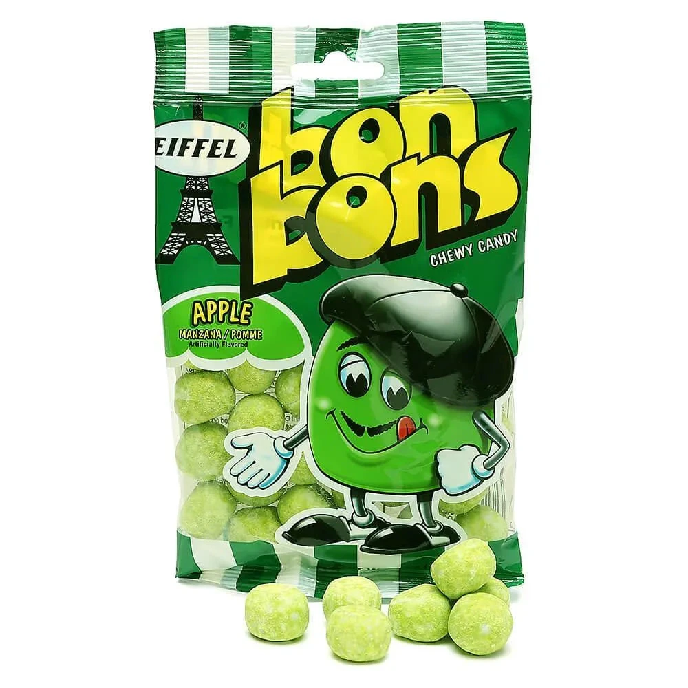 Eiffel Chewy Bon Bons 4-Ounce Packs - Apple: 12-Piece Box 1 Eiffel Chewy Bon Bons 4-Ounce Packs - Apple: 12-Piece Box