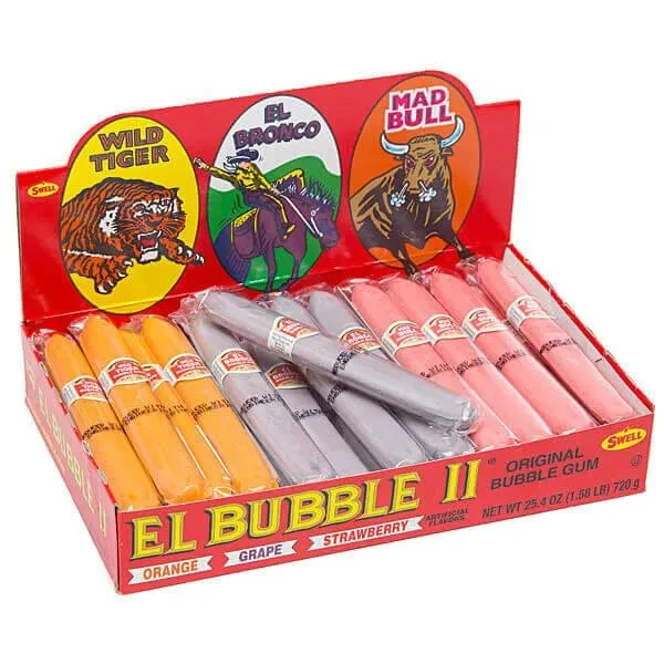 El Bubble Bubble Gum Cigars - Version II: 36-Piece Box 1 El Bubble Bubble Gum Cigars - Version II: 36-Piece Box