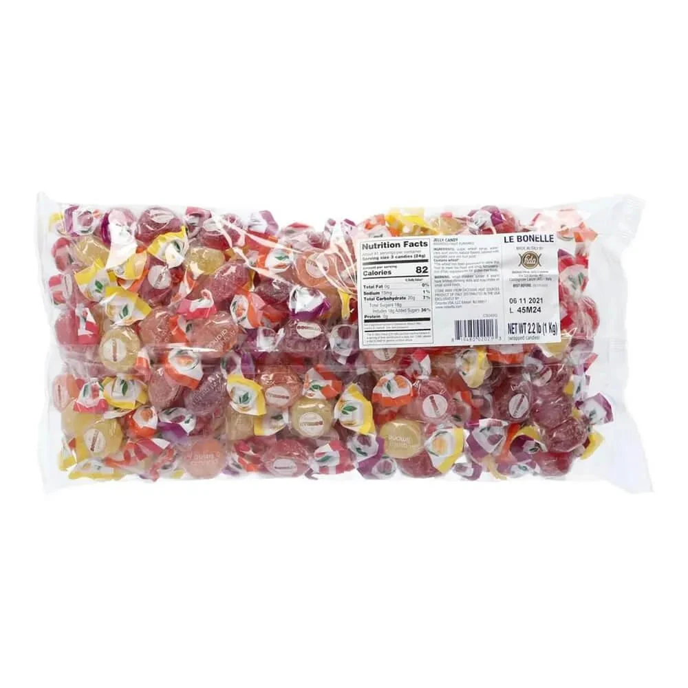Fida Jumbo Bonelle Italian Jelly Candy: 1KG Bag 2 Fida Jumbo Bonelle Italian Jelly Candy: 1KG Bag - Image 2