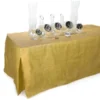Fitted Table Cover For Standard 6-Foot Rectangular Table - Gold