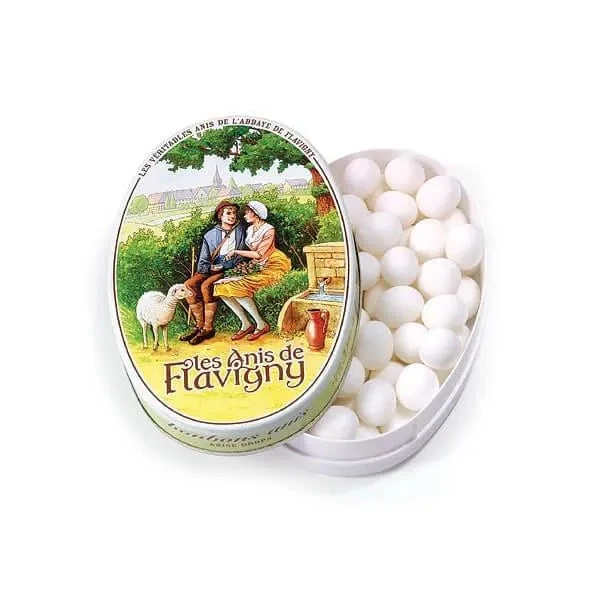 Flavigny Pastilles Candy Tins - Anis: 8-Piece Box 1 Flavigny Pastilles Candy Tins - Anis: 8-Piece Box