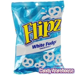 Flipz White Fudge Mini Pretzels: 7.5-Ounce Bag 7 Flipz White Fudge Mini Pretzels: 7.5-Ounce Bag -Candy Haven Shop flipz white fudge mini pretzels 7 5 ounce bag candy warehouse 4