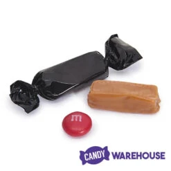 Foiled Caramel Candy - Black: 180-Piece Bag 9 Foiled Caramel Candy - Black: 180-Piece Bag -Candy Haven Shop foiled caramel candy black 180 piece bag candy warehouse 5