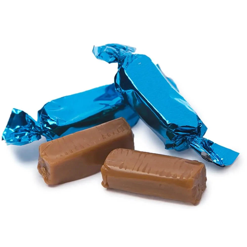 Foiled Caramel Candy - Blue: 180-Piece Bag 1 Foiled Caramel Candy - Blue: 180-Piece Bag