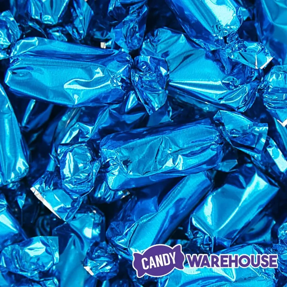 Foiled Caramel Candy - Blue: 180-Piece Bag 2 Foiled Caramel Candy - Blue: 180-Piece Bag - Image 2
