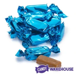 Foiled Caramel Candy - Blue: 180-Piece Bag 8 Foiled Caramel Candy - Blue: 180-Piece Bag -Candy Haven Shop foiled caramel candy blue 180 piece bag candy warehouse 4