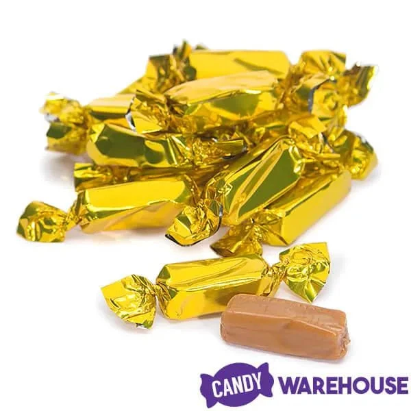 Foiled Caramel Candy - Gold: 180-Piece Bag 4 Foiled Caramel Candy - Gold: 180-Piece Bag - Image 4