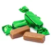 Foiled Caramel Candy - Green: 180-Piece Bag