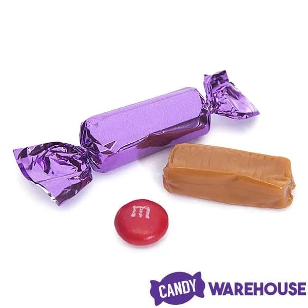 Foiled Caramel Candy - Lavender: 180-Piece Bag 2 Foiled Caramel Candy - Lavender: 180-Piece Bag - Image 2