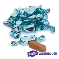 Foiled Caramel Candy - Light Blue: 180-Piece Bag 9 Foiled Caramel Candy - Light Blue: 180-Piece Bag -Candy Haven Shop foiled caramel candy light blue 180 piece bag candy warehouse 5