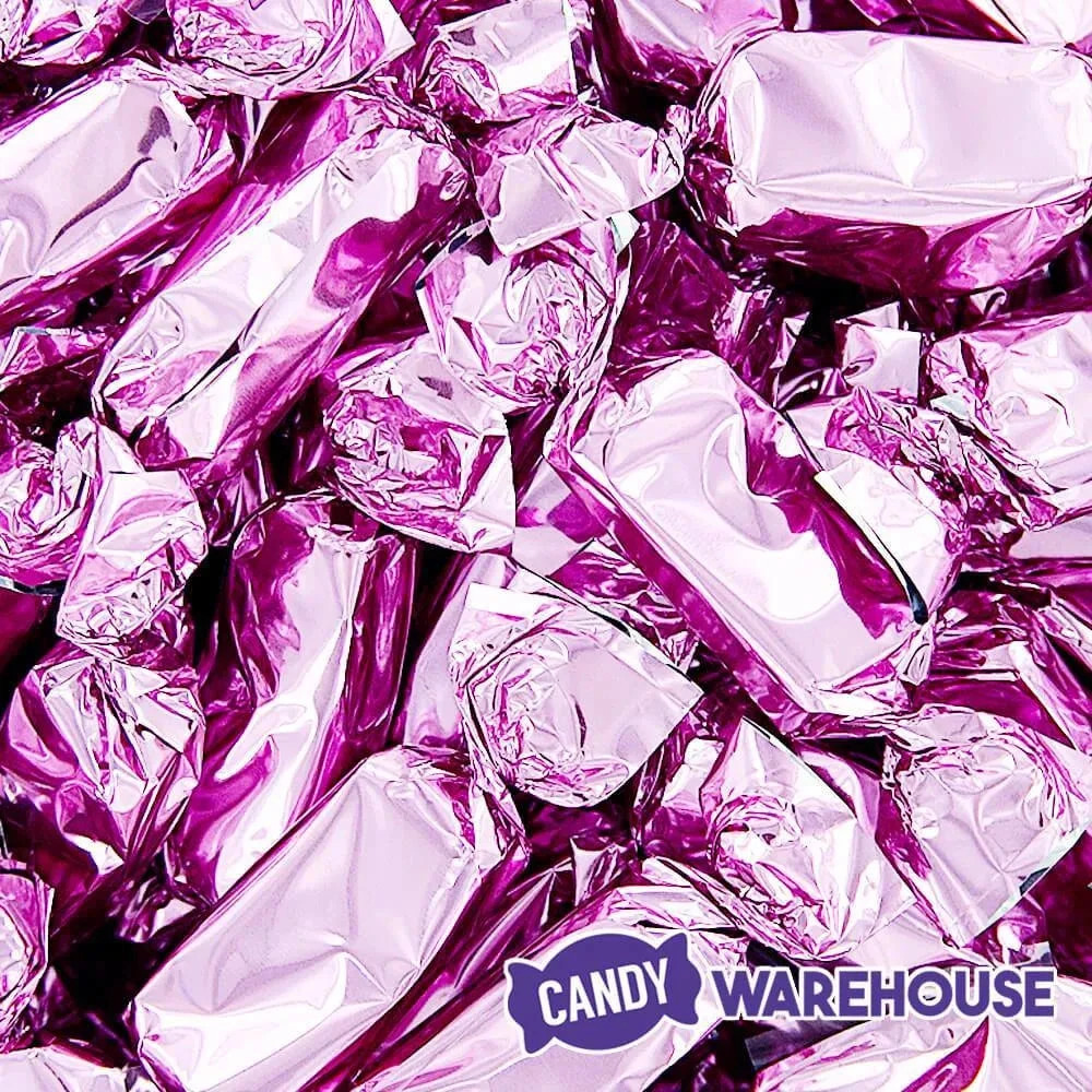 Foiled Caramel Candy - Light Pink: 180-Piece Bag 2 Foiled Caramel Candy - Light Pink: 180-Piece Bag - Image 2