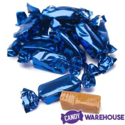 Foiled Caramel Candy - Navy Blue: 180-Piece Bag 9 Foiled Caramel Candy - Navy Blue: 180-Piece Bag -Candy Haven Shop foiled caramel candy navy blue 180 piece bag candy warehouse 5
