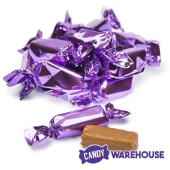 Foiled Caramel Candy - Purple: 180-Piece Bag 9 Foiled Caramel Candy - Purple: 180-Piece Bag -Candy Haven Shop foiled caramel candy purple 180 piece bag candy warehouse 5