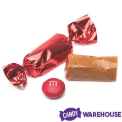 Foiled Caramel Candy - Red: 180-Piece Bag 7 Foiled Caramel Candy - Red: 180-Piece Bag -Candy Haven Shop foiled caramel candy red 180 piece bag candy warehouse 3
