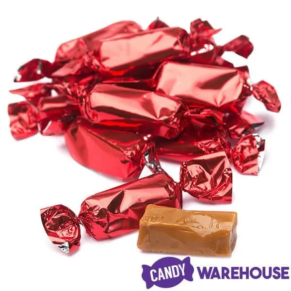 Foiled Caramel Candy - Red: 180-Piece Bag 4 Foiled Caramel Candy - Red: 180-Piece Bag - Image 4