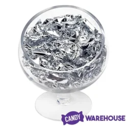 Foiled Caramel Candy - Silver: 180-Piece Bag 8 Foiled Caramel Candy - Silver: 180-Piece Bag -Candy Haven Shop foiled caramel candy silver 180 piece bag candy warehouse 4
