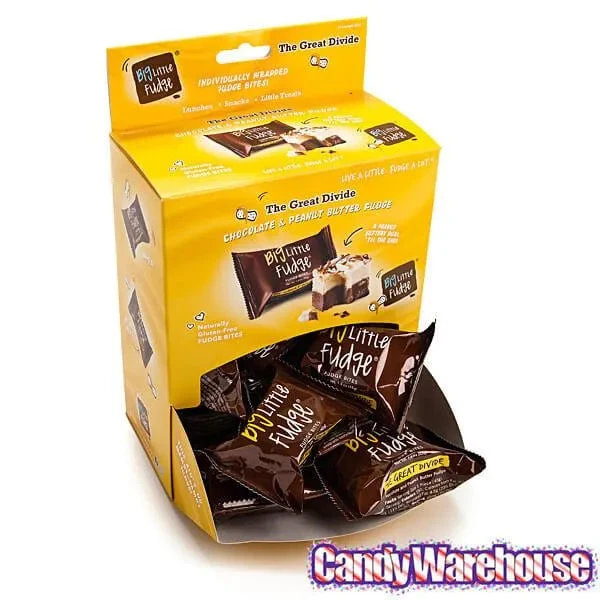 Fudge Bites - Chocolate And Peanut Butter: 12-Piece Display 2 Fudge Bites - Chocolate And Peanut Butter: 12-Piece Display - Image 2