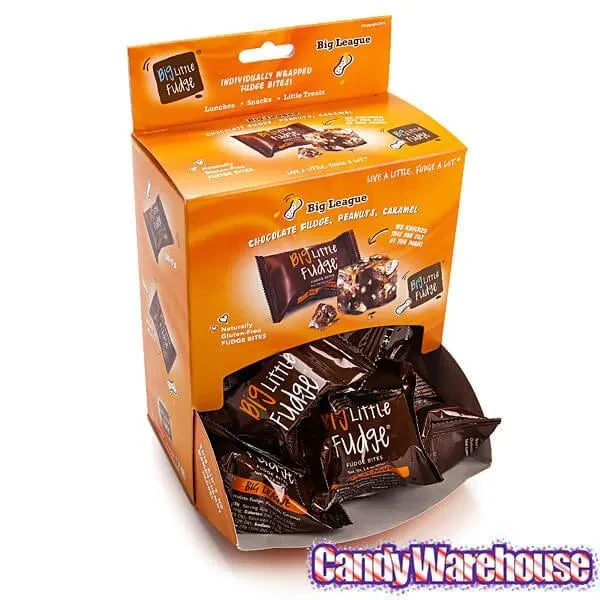 Fudge Bites - Chocolate With Peanuts And Caramel: 12-Piece Display 2 Fudge Bites - Chocolate With Peanuts And Caramel: 12-Piece Display - Image 2