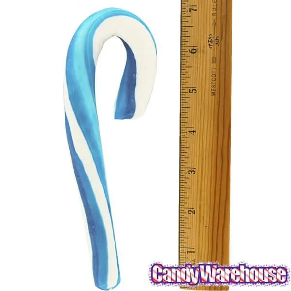 Giant 2-Ounce Blueberry Candy Canes: 12-Piece Box 3 Giant 2-Ounce Blueberry Candy Canes: 12-Piece Box - Image 3