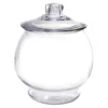 Glass Round 1-Gallon Candy Jar With Glass Lid