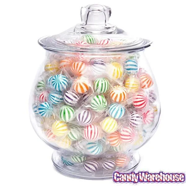 Glass Round 1/2-Gallon Candy Jar With Glass Lid 2 Glass Round 1/2-Gallon Candy Jar With Glass Lid - Image 2
