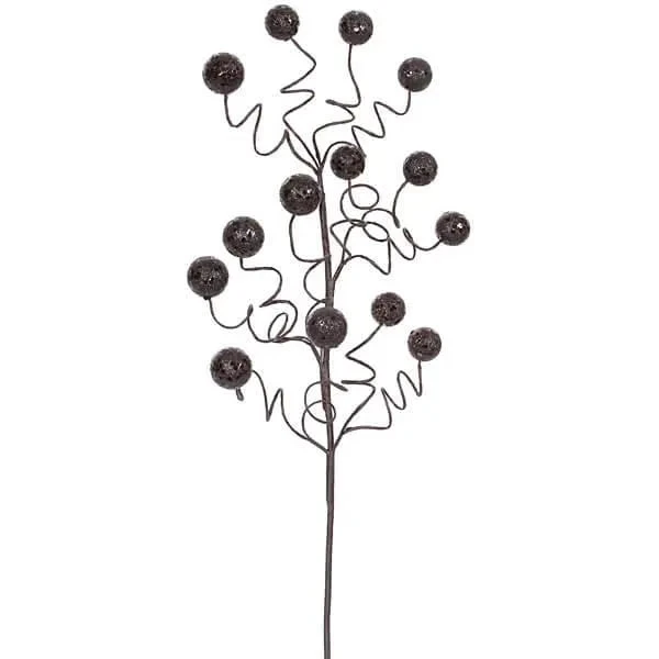 Glitter Sequin Ball Spray - Black: 22 Inch 1 Glitter Sequin Ball Spray - Black: 22 Inch