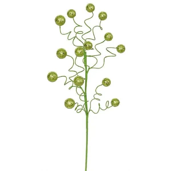 Glitter Sequin Ball Spray - Lime Green: 22 Inch 1 Glitter Sequin Ball Spray - Lime Green: 22 Inch