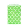 Green Casablanca Pattern Candy Bags: 25-Piece Pack
