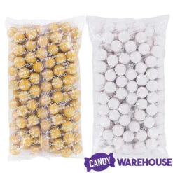 Gumballs Color Combo - Gold And White: 4LB Box 7 Gumballs Color Combo - Gold And White: 4LB Box -Candy Haven Shop gumballs color combo gold and white 4lb box candy warehouse 4