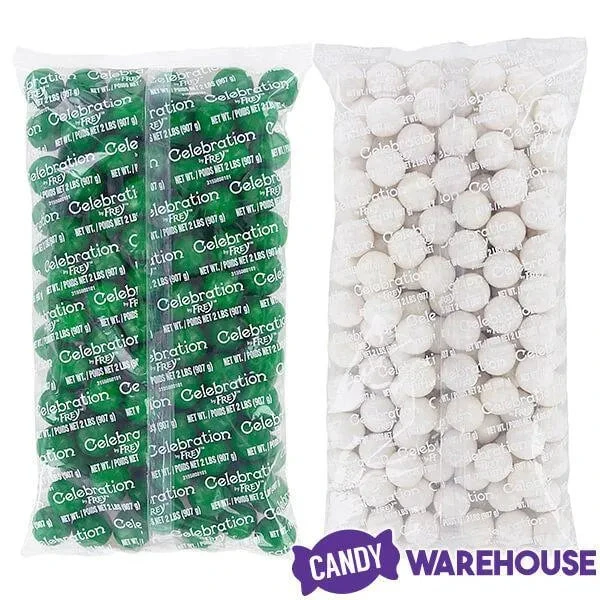 Gumballs Color Combo - Green And White: 4LB Box 4 Gumballs Color Combo - Green And White: 4LB Box - Image 4