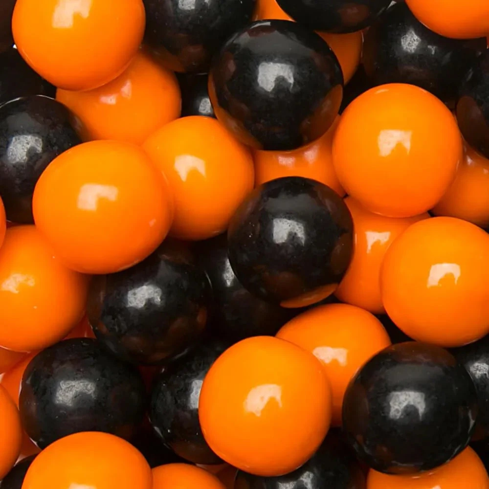 Gumballs Color Combo - Orange And Black: 4LB Box 1 Gumballs Color Combo - Orange And Black: 4LB Box