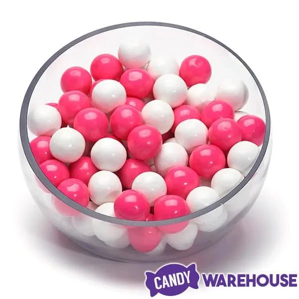 Gumballs Color Combo - Pink And White: 4LB Box 2 Gumballs Color Combo - Pink And White: 4LB Box - Image 2