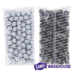 Gumballs Color Combo - Silver And Black: 4LB Box 6 Gumballs Color Combo - Silver And Black: 4LB Box -Candy Haven Shop gumballs color combo silver and black 4lb box candy warehouse 3