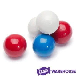 Gumballs Color Combo - USA Red, White And Blue: 6LB Box 6 Gumballs Color Combo - USA Red, White And Blue: 6LB Box -Candy Haven Shop gumballs color combo usa red white and blue 6lb box candy warehouse 3