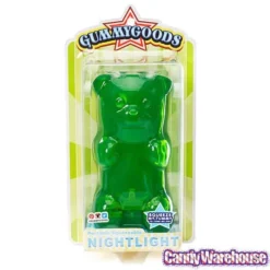 Gummy Bear Night Light - Green 9 Gummy Bear Night Light - Green -Candy Haven Shop gummy bear night light green candy warehouse 5