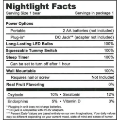 Gummy Bear Night Light - Orange 10 Gummy Bear Night Light - Orange -Candy Haven Shop gummy bear night light orange candy warehouse 4