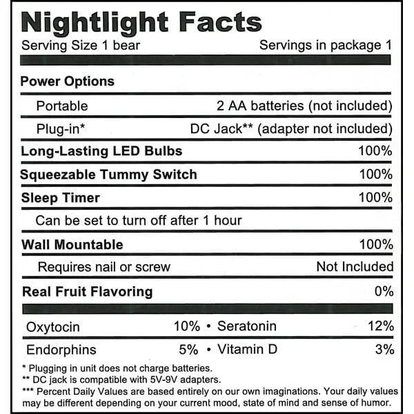 Gummy Bear Night Light - Pink 2 Gummy Bear Night Light - Pink - Image 2