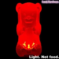 Gummy Bear Night Light - Red -Candy Haven Shop gummy bear night light red candy warehouse 4