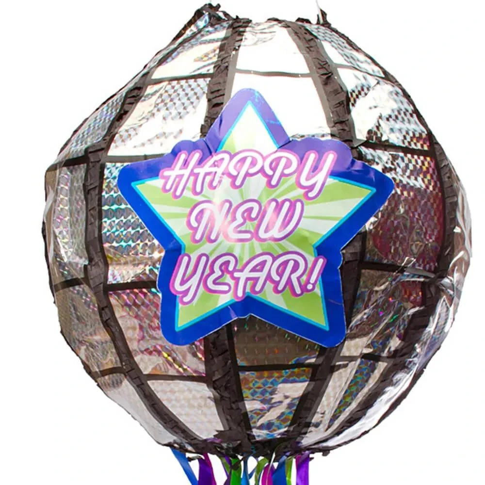 Happy New Year Ball Pinata 1 Happy New Year Ball Pinata