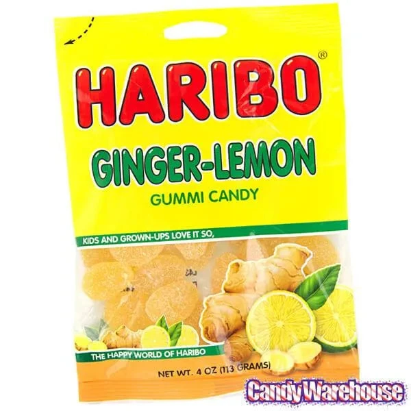 Haribo Ginger-Lemon Gummy Candy: 3LB Box 4 Haribo Ginger-Lemon Gummy Candy: 3LB Box - Image 4