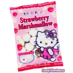 Hello Kitty Strawberry Marshmallow Candy: 25-Piece Bag 5 Hello Kitty Strawberry Marshmallow Candy: 25-Piece Bag -Candy Haven Shop hello kitty strawberry marshmallow candy 25 piece bag candy warehouse 3