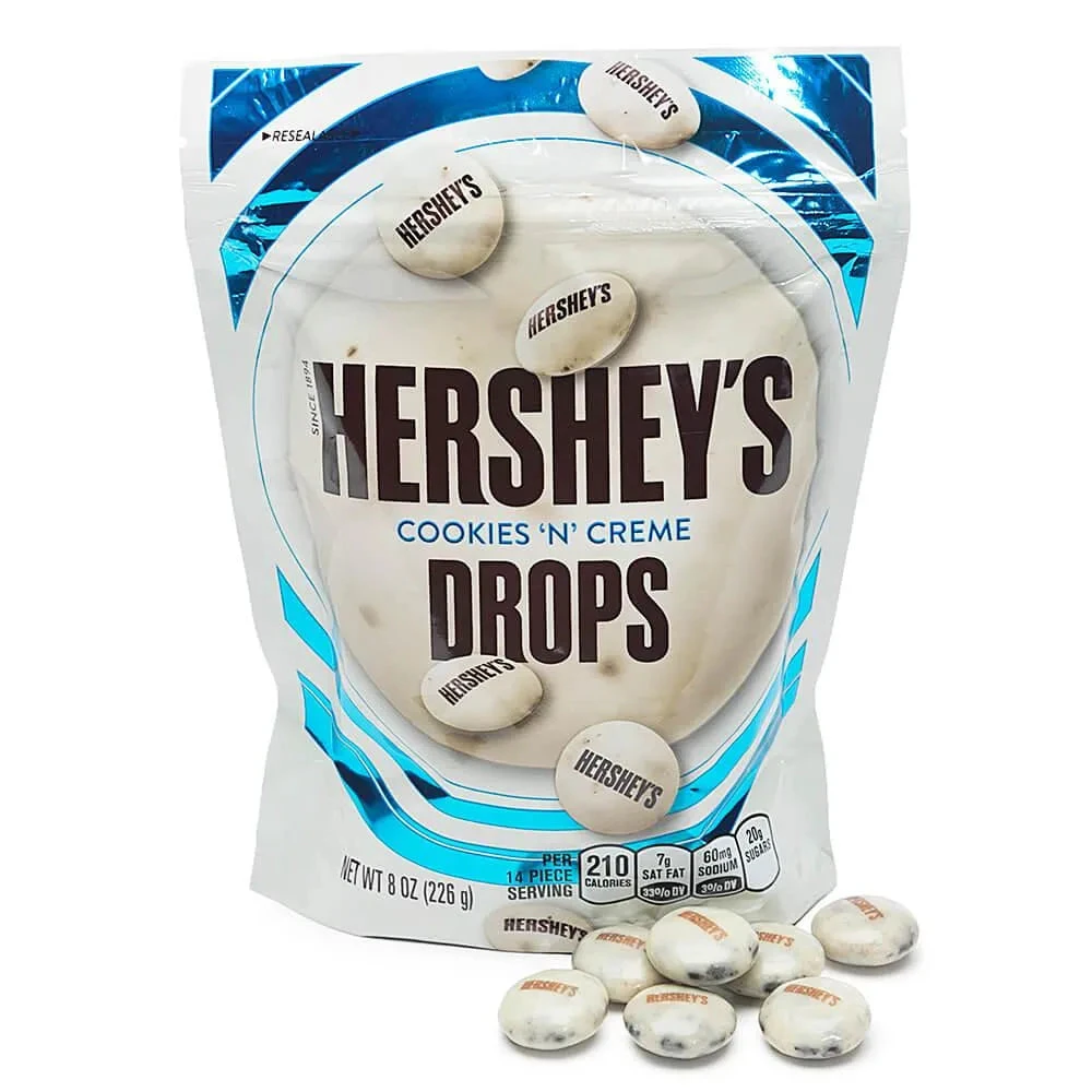 Hershey's Cookies 'n' Creme Drops Candy: 7.6-Ounce Bag 1 Hershey's Cookies 'n' Creme Drops Candy: 7.6-Ounce Bag