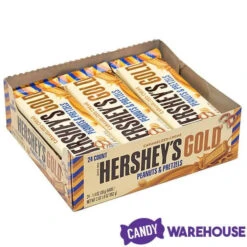 Hershey's Gold With Peanuts And Pretzels Candy Bars: 24-Piece Box 7 Hershey's Gold With Peanuts And Pretzels Candy Bars: 24-Piece Box -Candy Haven Shop hershey s gold with peanuts and pretzels candy bars 24 piece box candy warehouse 3