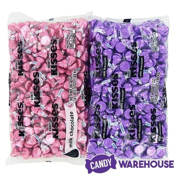 Hershey's Kisses Color Combo - Pink And Purple: 800-Piece Box 3 Hershey's Kisses Color Combo - Pink And Purple: 800-Piece Box - Image 3