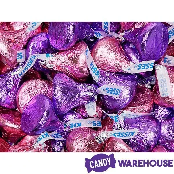 Hershey's Kisses Color Combo - Pink And Purple: 800-Piece Box 5 Hershey's Kisses Color Combo - Pink And Purple: 800-Piece Box - Image 5
