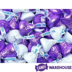Hershey's Kisses Color Combo - Purple And White: 800-Piece Box 9 Hershey's Kisses Color Combo - Purple And White: 800-Piece Box -Candy Haven Shop hershey s kisses color combo purple and white 800 piece box candy warehouse 5