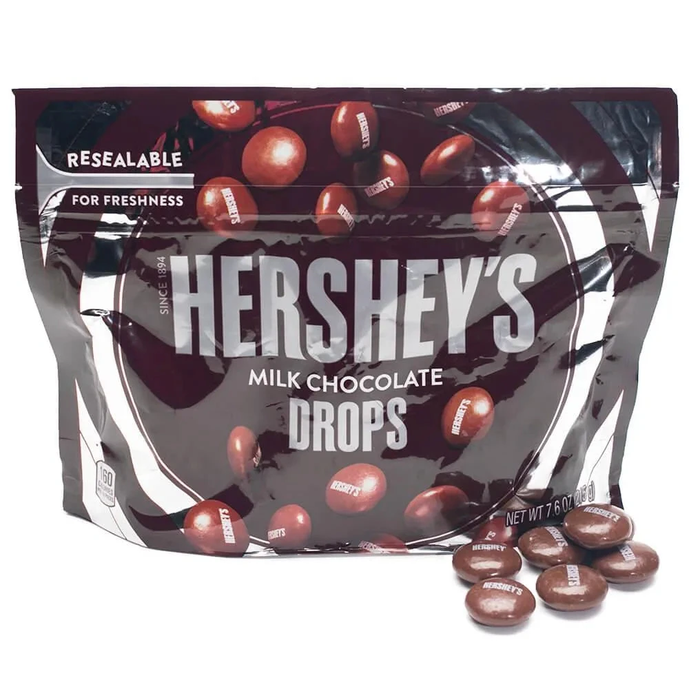 Hershey's Milk Chocolate Drops Candy: 7.6-Ounce Bag 1 Hershey's Milk Chocolate Drops Candy: 7.6-Ounce Bag