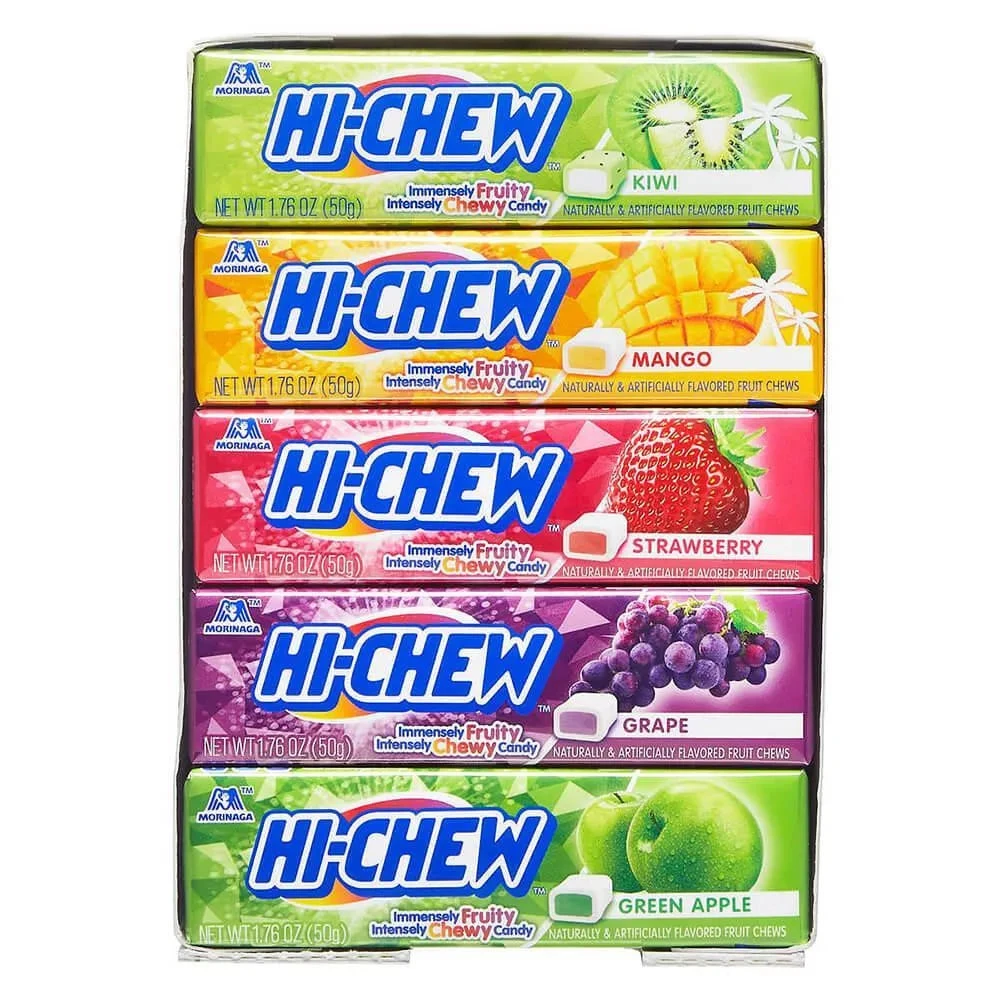 Hi-Chew Fruit Chews 10-Piece Candy Packs - Assorted: 15-Piece Box 1 Hi-Chew Fruit Chews 10-Piece Candy Packs - Assorted: 15-Piece Box