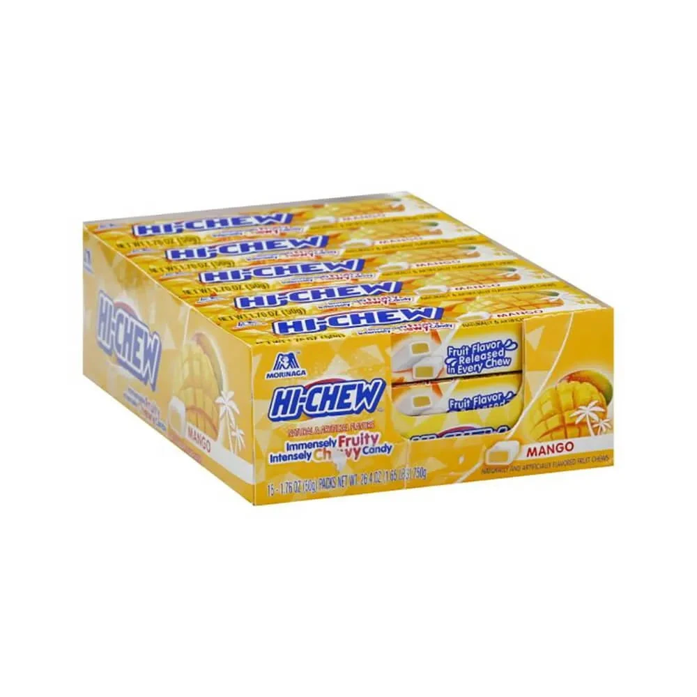 Hi-Chew Fruit Chews 10-Piece Candy Packs - Mango: 15-Piece Box 3 Hi-Chew Fruit Chews 10-Piece Candy Packs - Mango: 15-Piece Box - Image 3