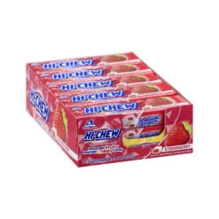 Hi-Chew Fruit Chews 10-Piece Candy Packs - Strawberry: 15-Piece Box 5 Hi-Chew Fruit Chews 10-Piece Candy Packs - Strawberry: 15-Piece Box -Candy Haven Shop hi chew fruit chews 10 piece candy packs strawberry 15 piece box candy warehouse 3